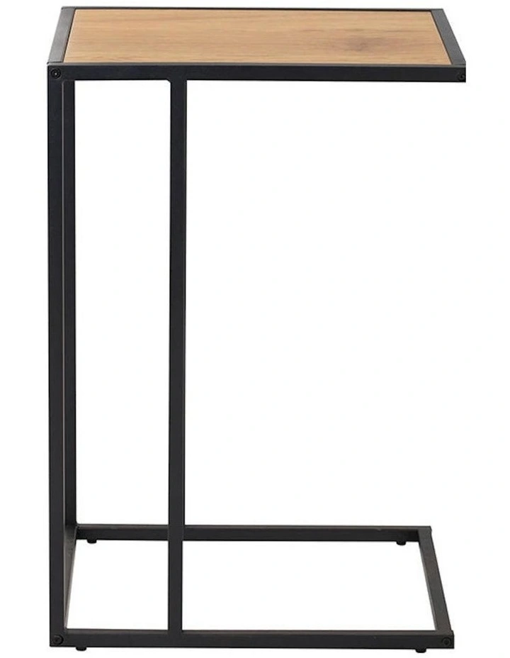 BRADFORD Laptop Table - Natural & Black image 7