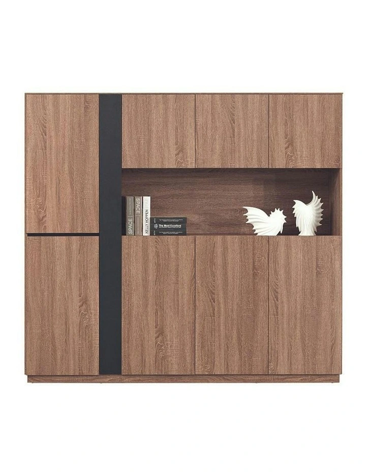 ADRIANO Display Unit 218cm - Light Brown image 1