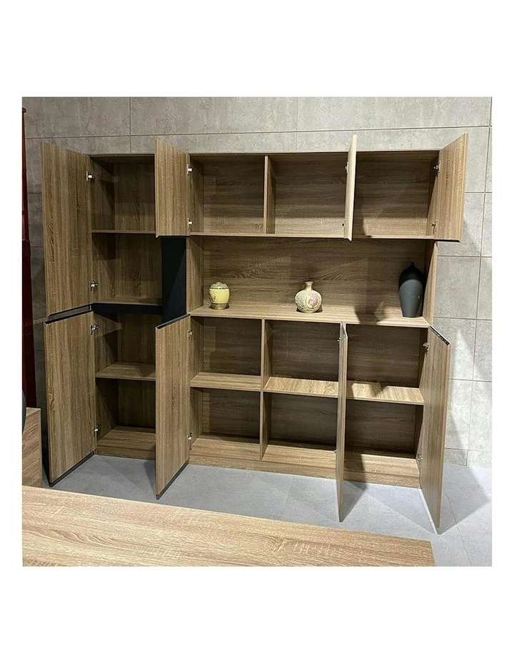ADRIANO Display Unit 218cm - Light Brown image 3