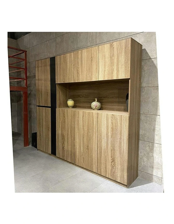 ADRIANO Display Unit 218cm - Light Brown image 4