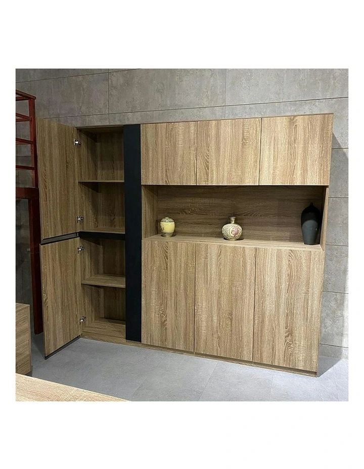 ADRIANO Display Unit 218cm - Light Brown image 5