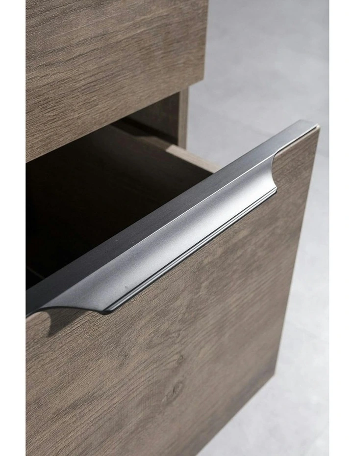 KELLEN Executive Desk with Right Return 1.6-1.8M - Warm Oak & Black image 7