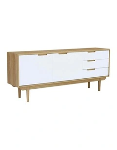 NAKULA Sideboard Buffet 180cm - Natural & White