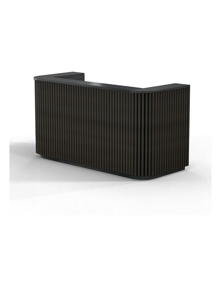 HALO Reception Desk 180cm - Black image 2