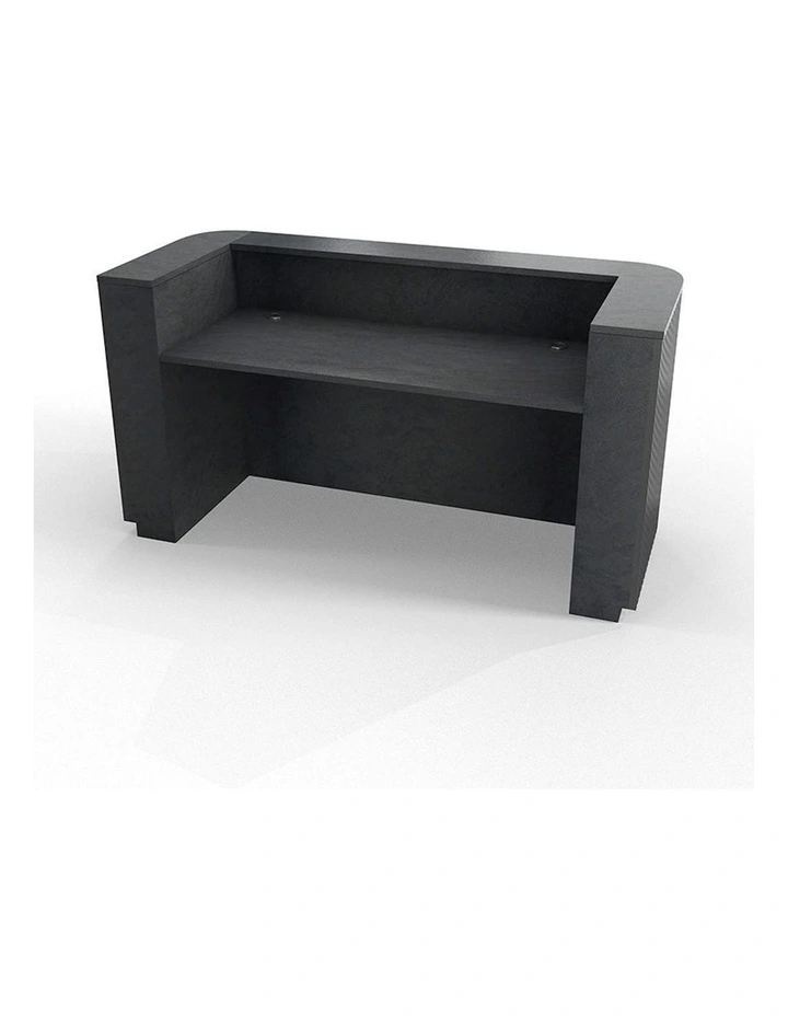 HALO Reception Desk 180cm - Black image 4