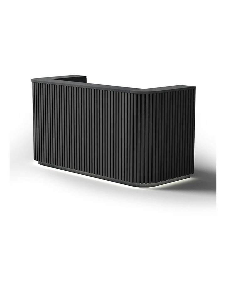 HALO Reception Desk 180cm - Black image 6