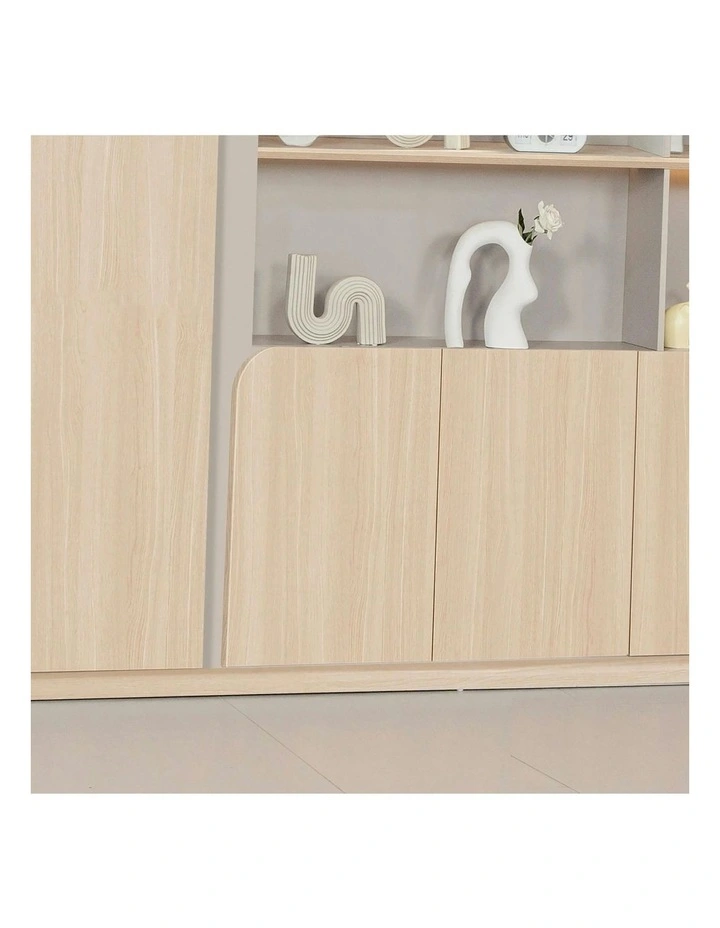 KELIAN Display Wall Unit 200cm - Oak image 4