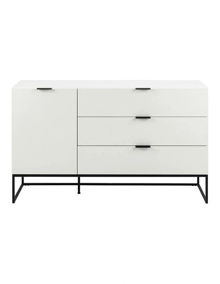 SVANA Sideboard Buffet 134cm - White image 6