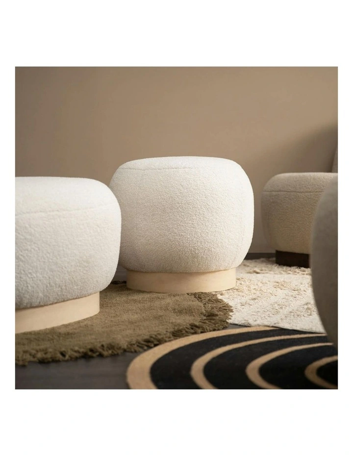 STELIA Ottoman 51cm - Off White image 2