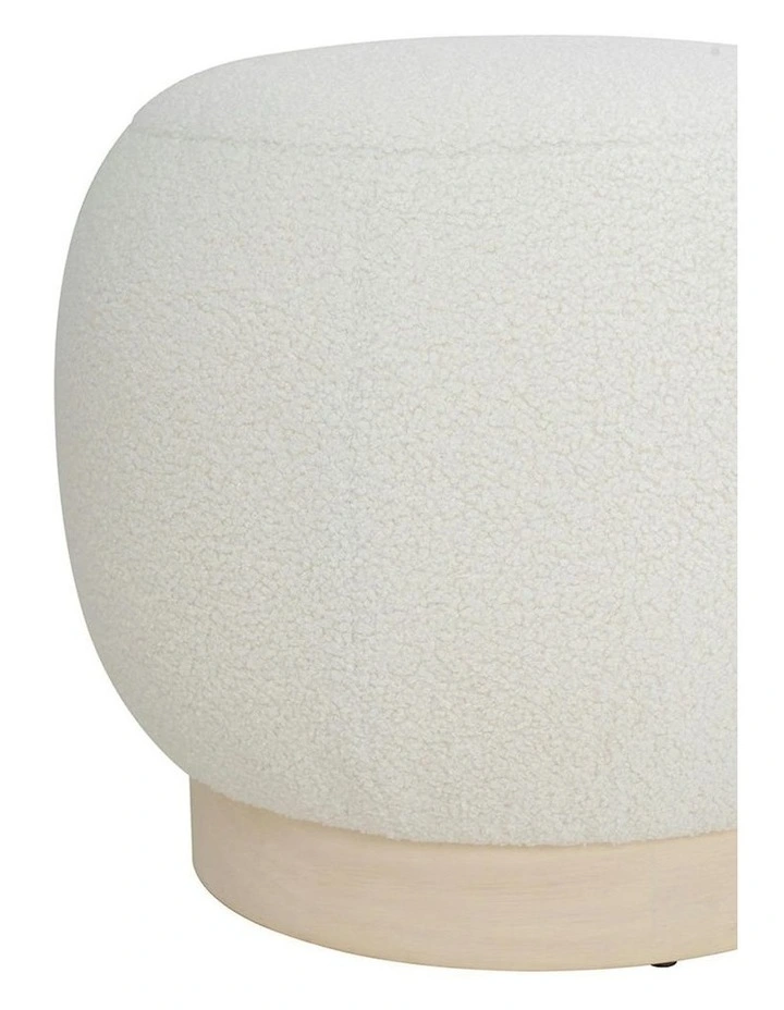 STELIA Ottoman 51cm - Off White image 6