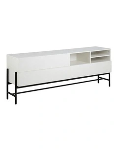 MOGEN Sideboard  Buffet 185cm - White & Black