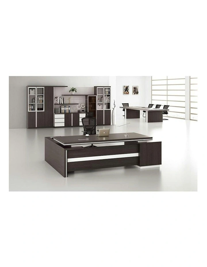 XANDER 2 Door Display Cabinet 80cm - Black image 4