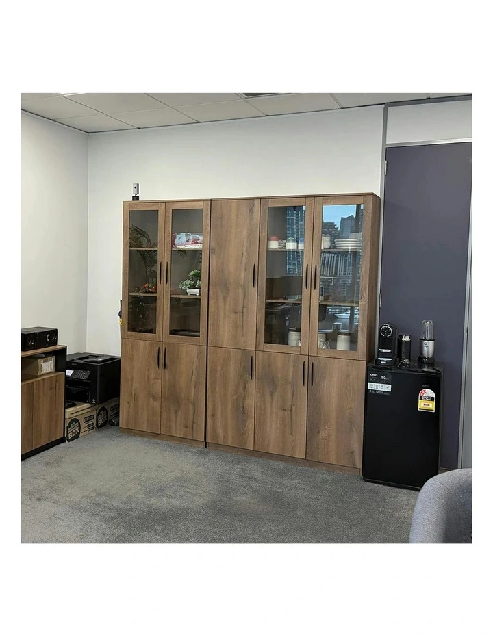 BALDER 5 Door Display Unit 200cm - Warm Oak image 5