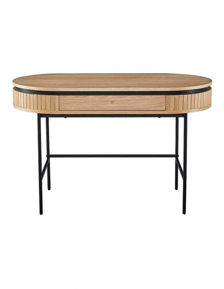 KAIDAN Study Desk 120cm - Oak & Black image 3