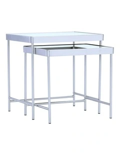 CAMEO Nest of 2 Tables - Mirror