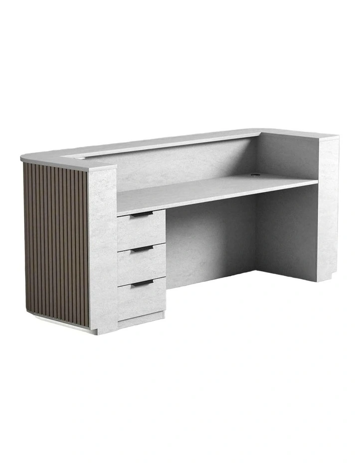 HALO 3 Drawer Pedestal Cabinet - White image 2