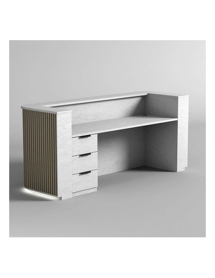 HALO 3 Drawer Pedestal Cabinet - White image 4