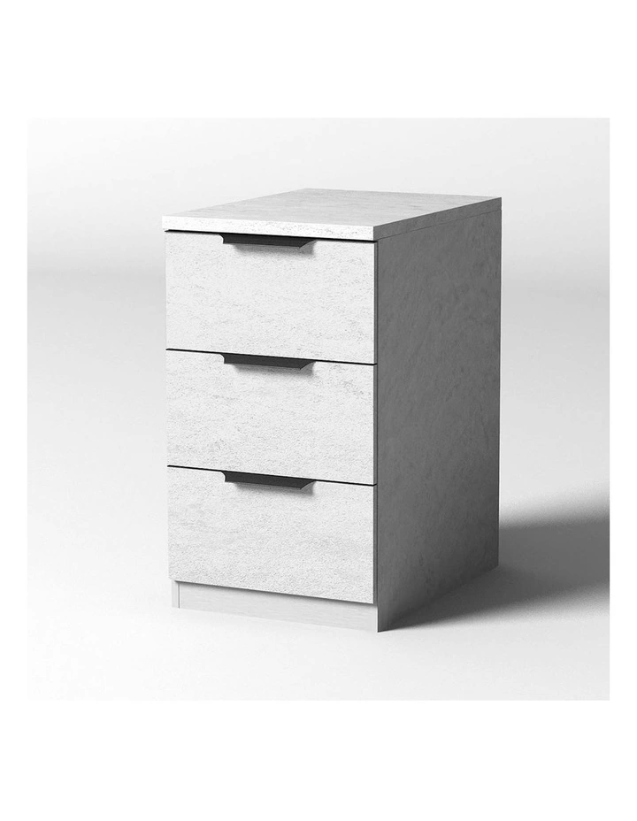 HALO 3 Drawer Pedestal Cabinet - White image 6