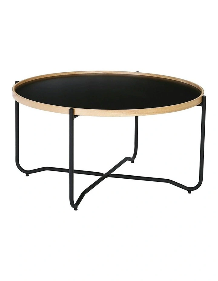 TANIX Coffee Table - Round - Black image 2