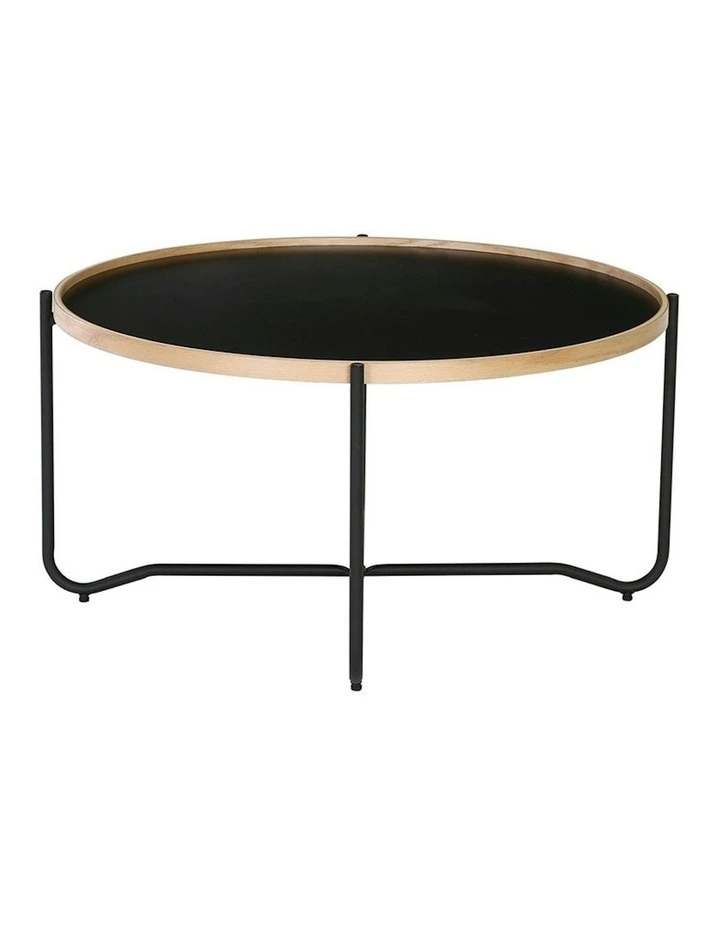 TANIX Coffee Table - Round - Black image 3