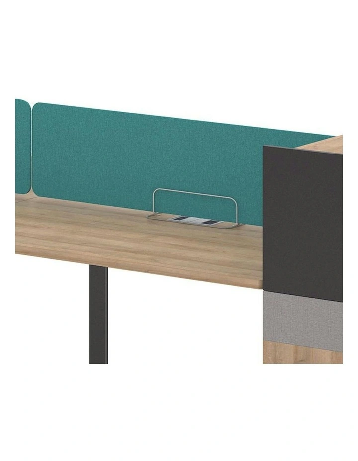 LENNON 4 SEAT WORKSTATION - Kaldi Grey Blue image 2