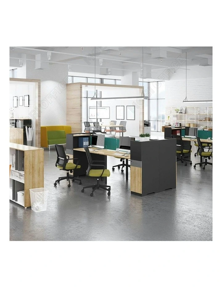 LENNON 4 SEAT WORKSTATION - Kaldi Grey Blue image 4
