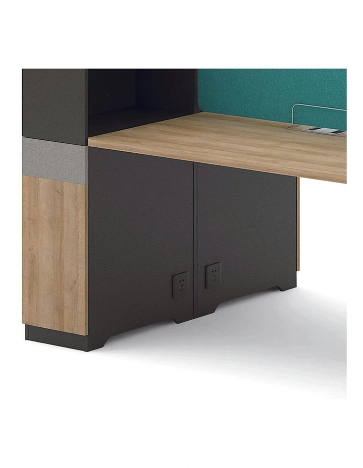 LENNON 4 SEAT WORKSTATION - Kaldi Grey Blue image 7