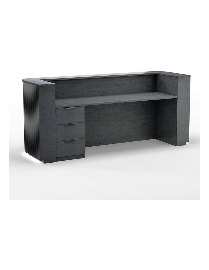 HALO 3 Drawer Pedestal Cabinet - Black image 3