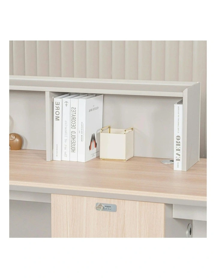 SEVANI Reception Desk 240cm - Left Counter - Oak image 6