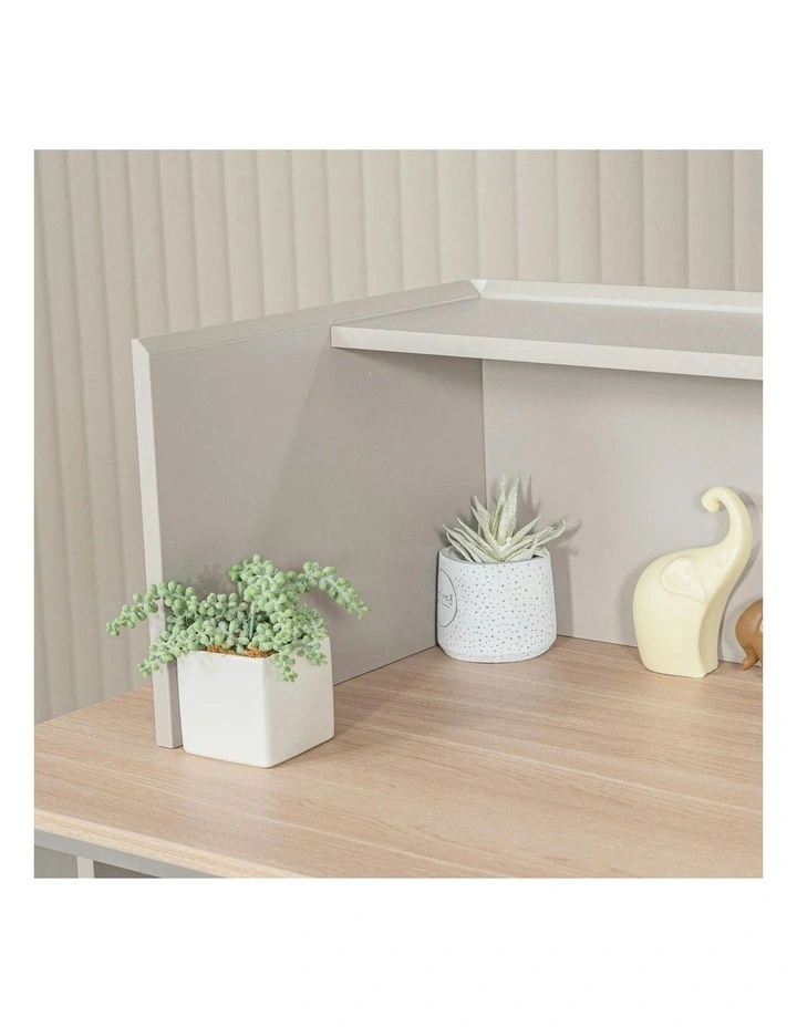 SEVANI Reception Desk 240cm - Left Counter - Oak image 7