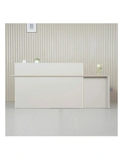SEVANI Reception Desk 180cm - Right Counter - Oak