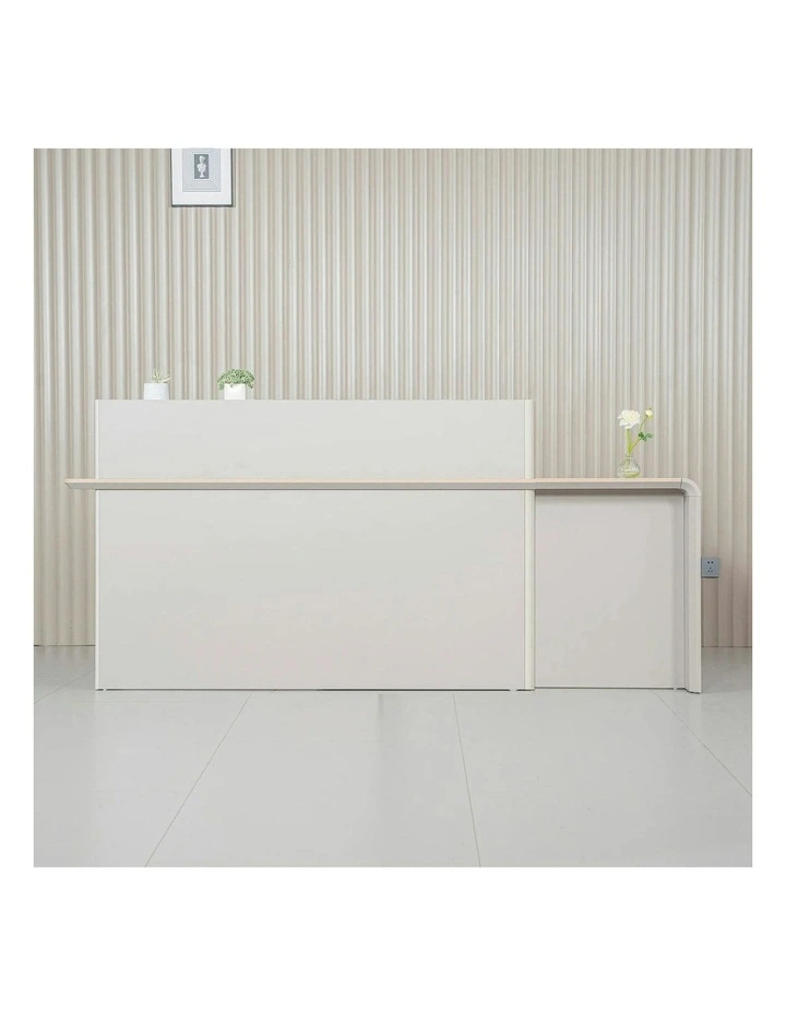 SEVANI Reception Desk 180cm - Right Counter - Oak image 1