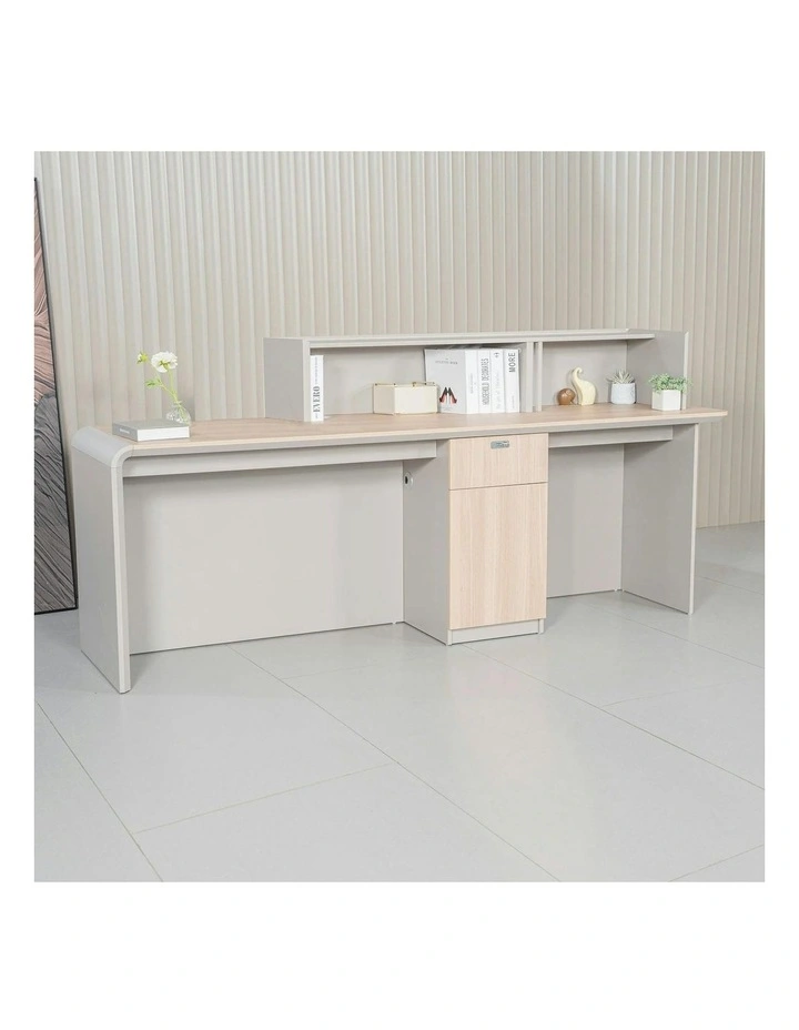 SEVANI Reception Desk 180cm - Right Counter - Oak image 3