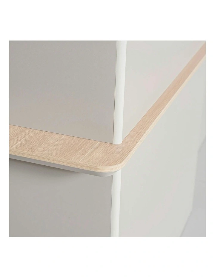 SEVANI Reception Desk 180cm - Right Counter - Oak image 7