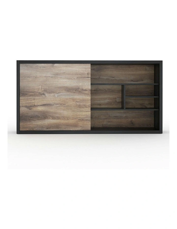 AFTAN Display Unit 240cm - Warm Oak & Black image 1