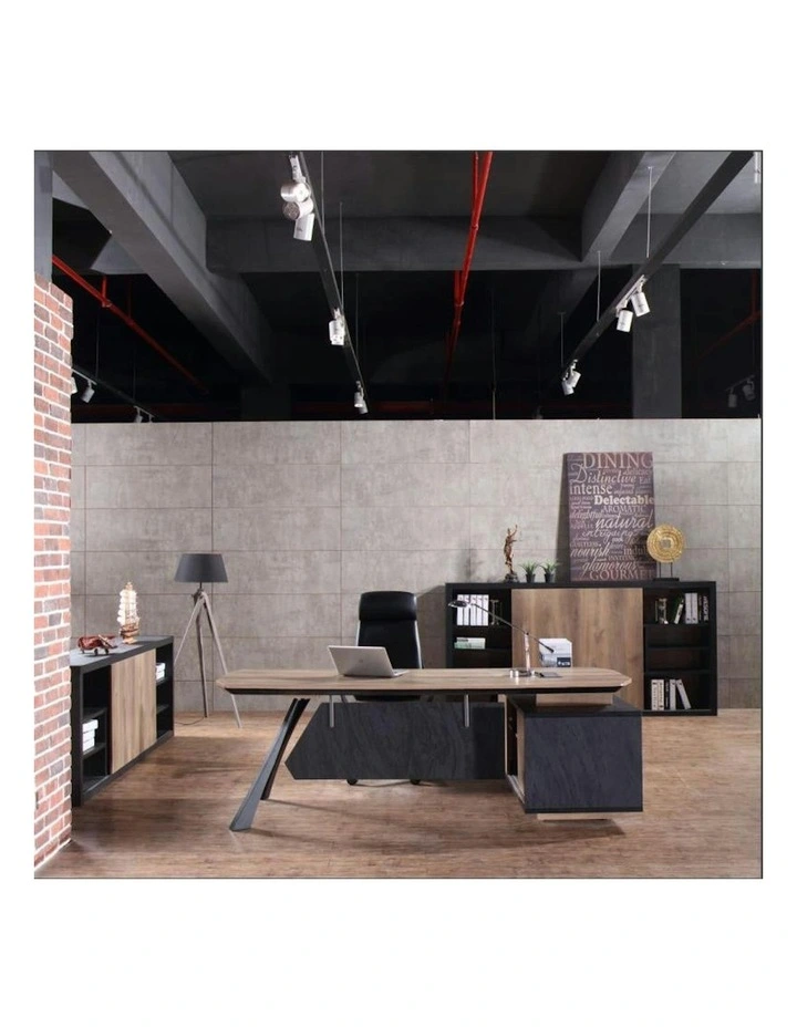 AFTAN Display Unit 240cm - Warm Oak & Black image 4