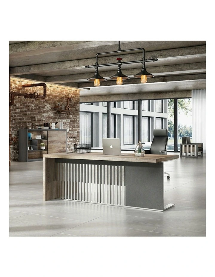 AFTAN Display Unit 240cm - Warm Oak & Black image 6