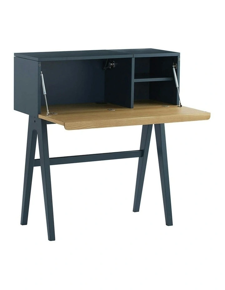 VALEN Study Desk 96cm - Blue Space & Oak image 5