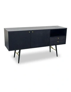 OMARI Sideboard Buffet 160cm - Black Ash
