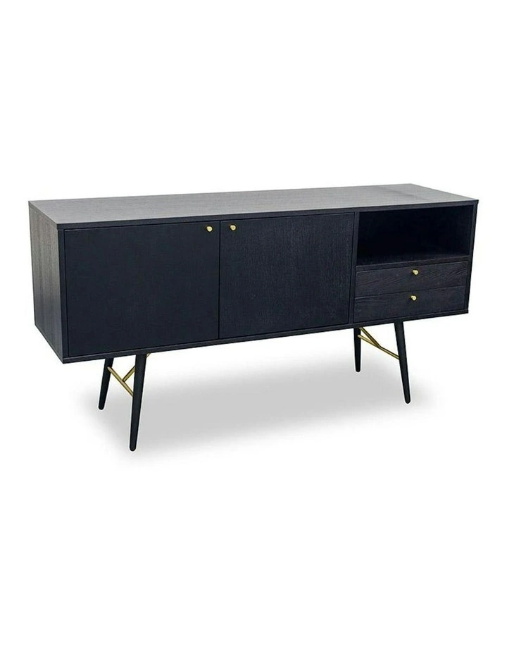 OMARI Sideboard Buffet 160cm - Black Ash image 1