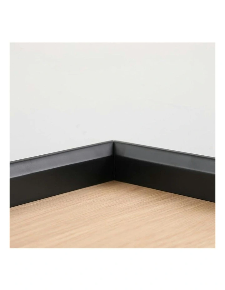 YARA Study Desk 118cm - Black & Natural image 5