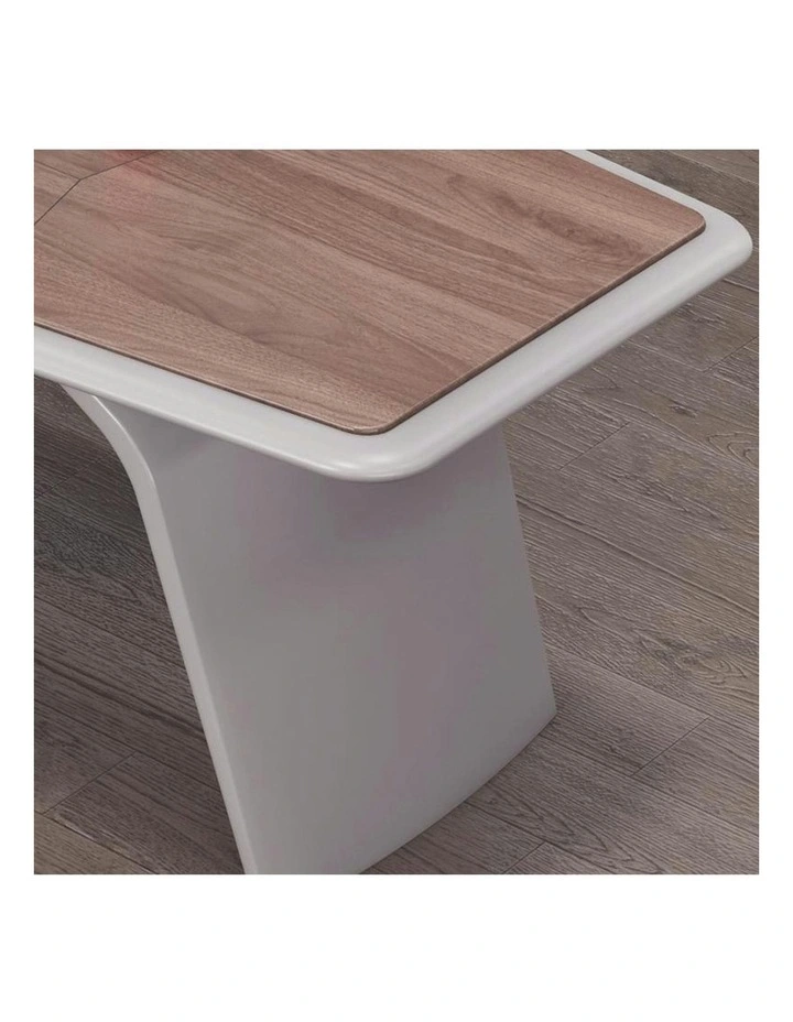 HUGO Executive Office Desk   Left Return - 240cm - Walnut   Ivory image 6