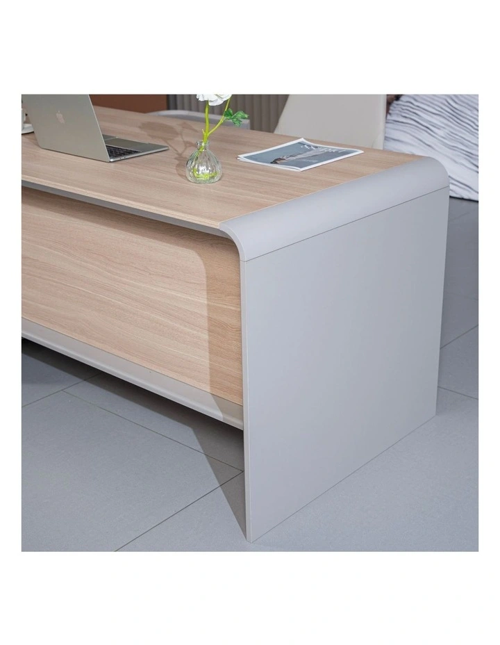 WESLEY Executive Desk Right Return 180cm - Oak image 6