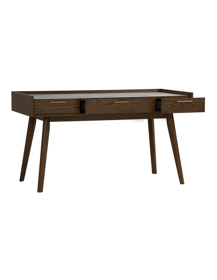 BREDA Study Desk 110cm - Walnut image 4
