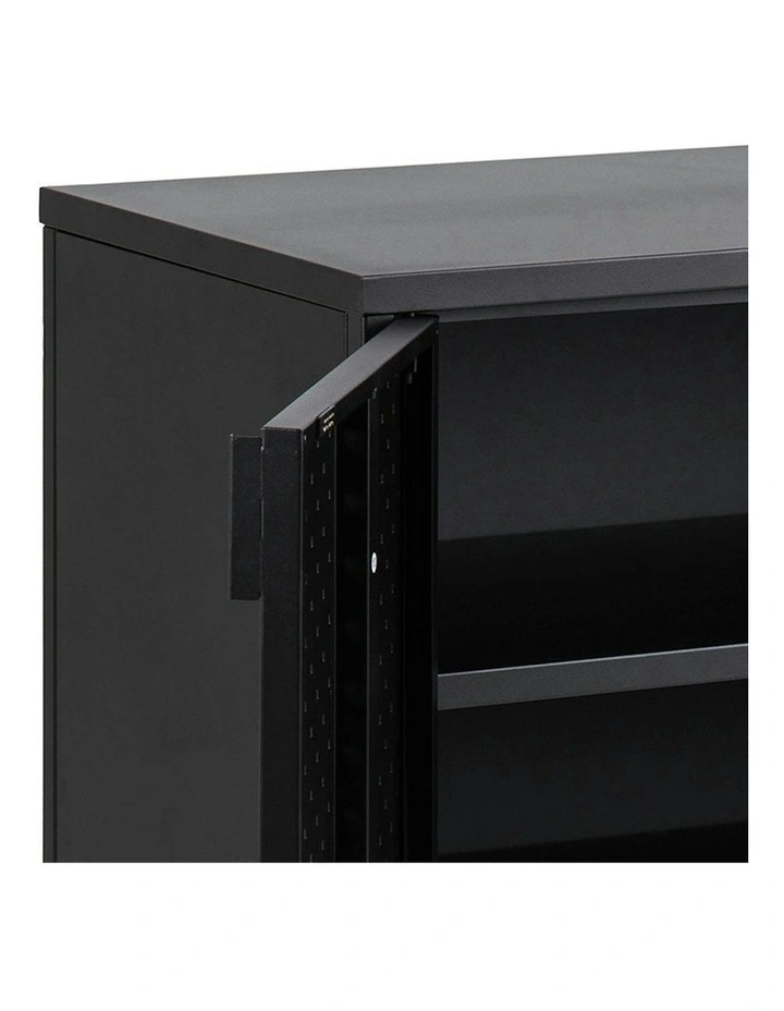 NEWTON 2 Door Sideboard 82cm - Black image 6