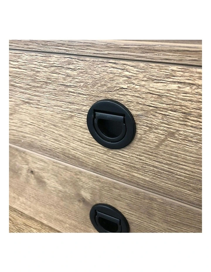 BAYLEN Sideboard Buffet 1.6M - Warm Oak & Black image 7