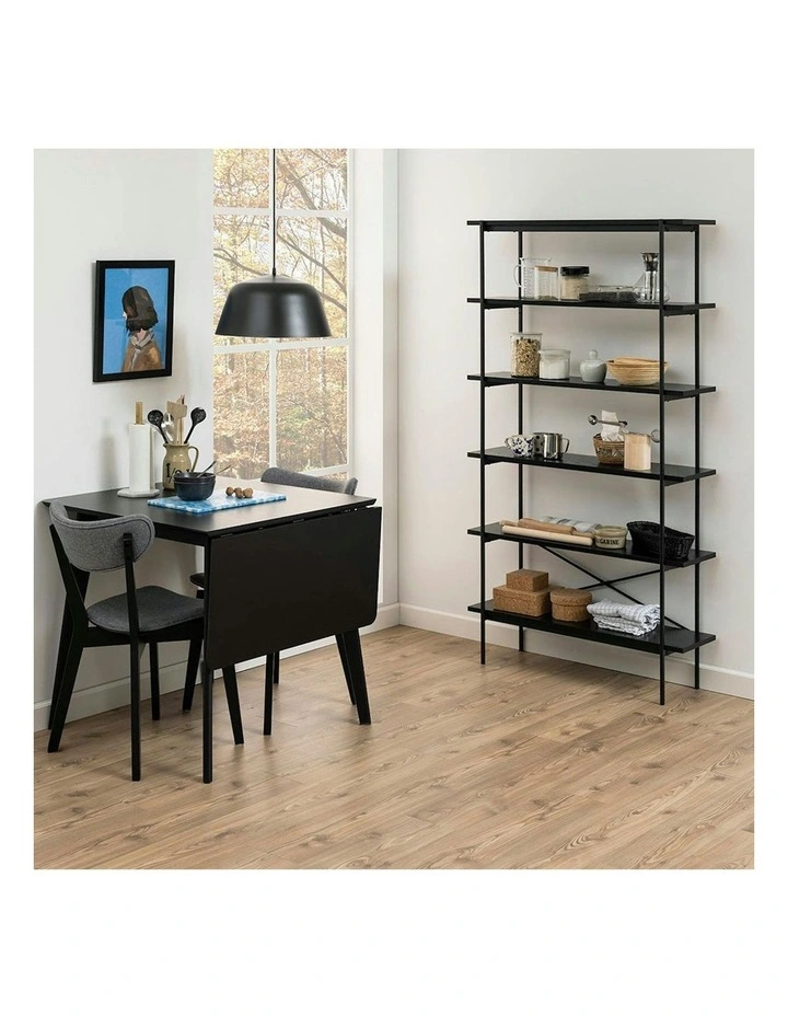 KREMAN Shelving Unit 94cm - Black image 2