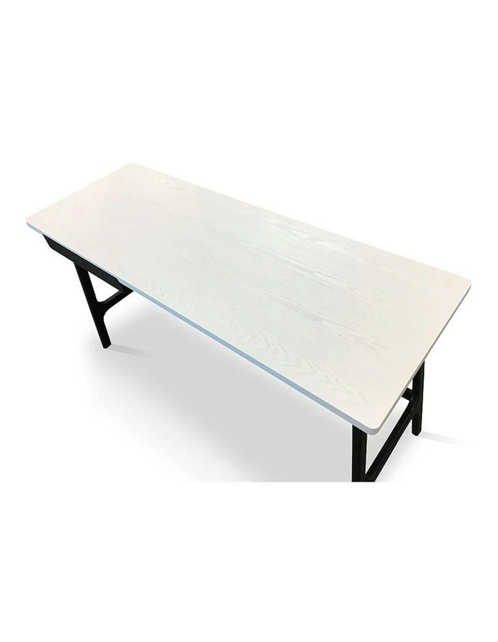 MOREY Study Desk - White & Black image 3