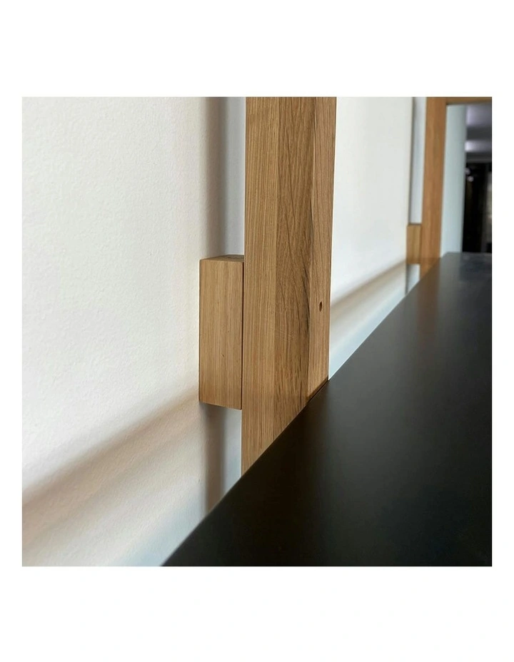 MAREN Display Unit 110cm - Natural & Black image 7