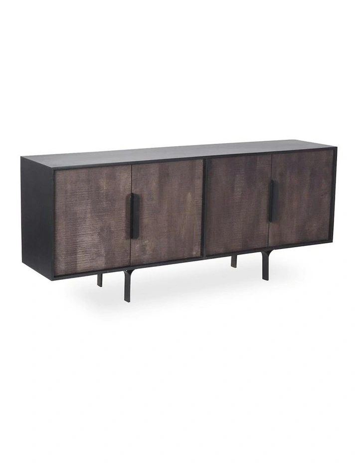 SAHARA Sideboard Buffet 180 cm Solid Mango Wood - Honey image 1